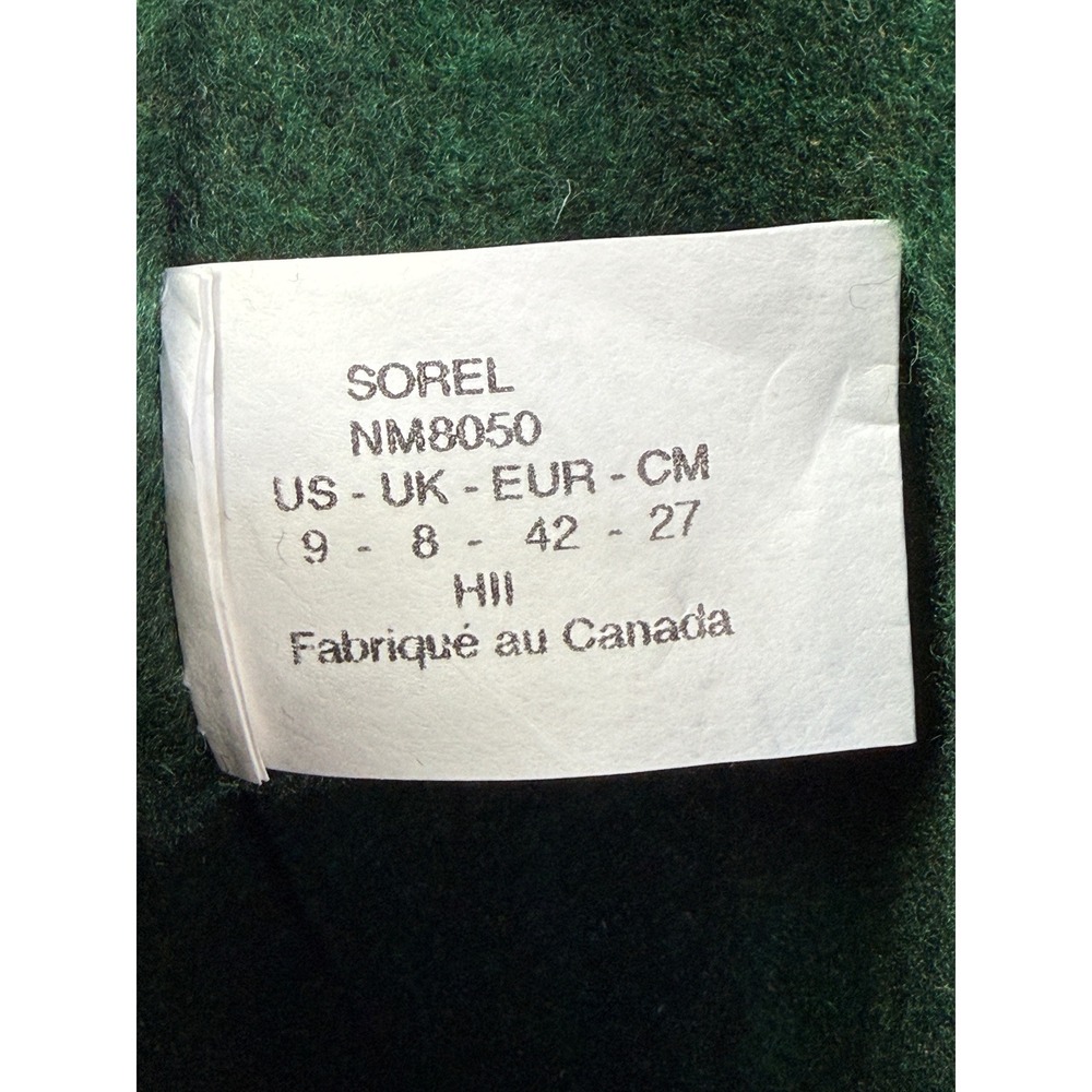 Sorel ThermoPlus II Innerboot Replacement Liner Mens 9 Maverick NM8050-070 NEW - Picture 6 of 9